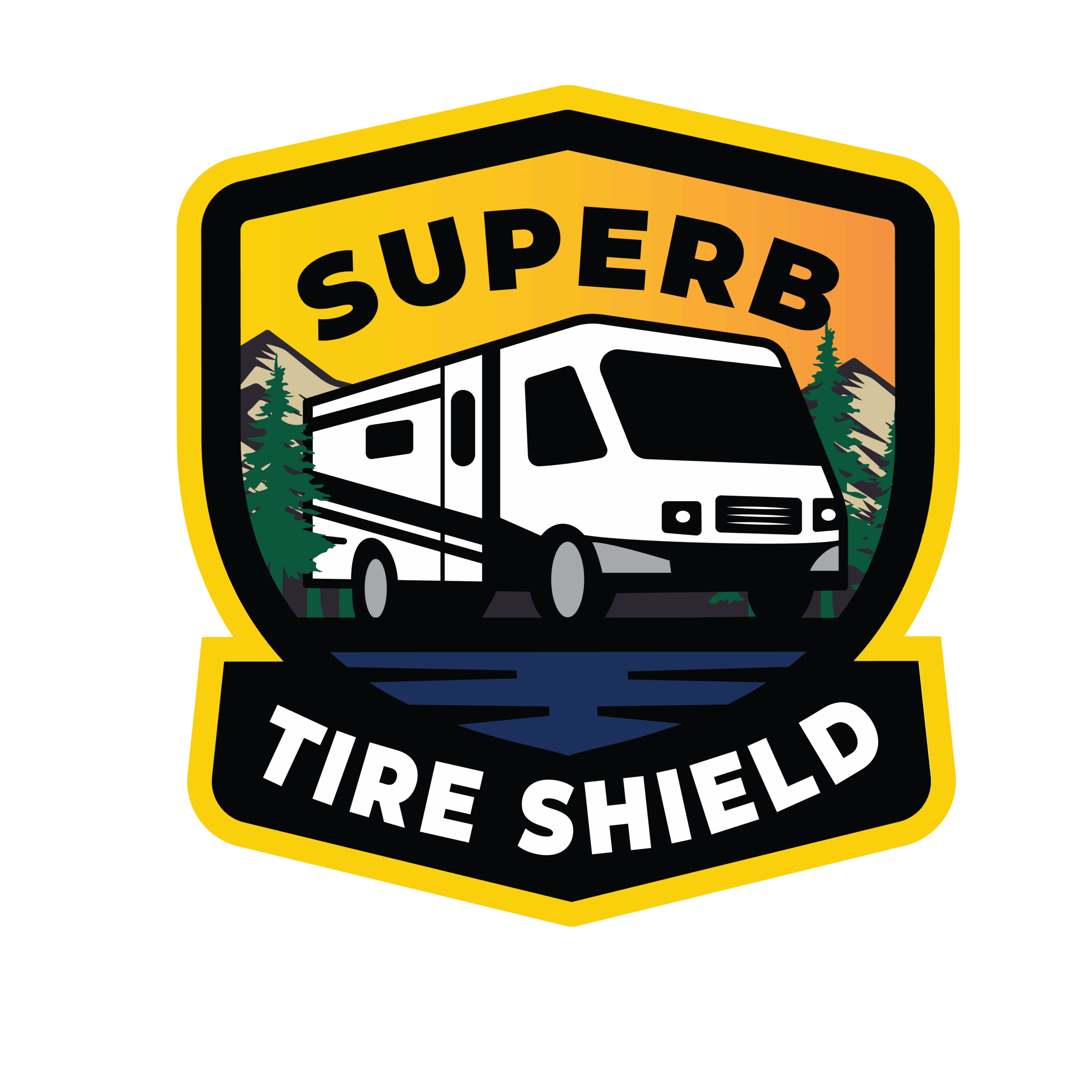 Superb Tire Shield Logo