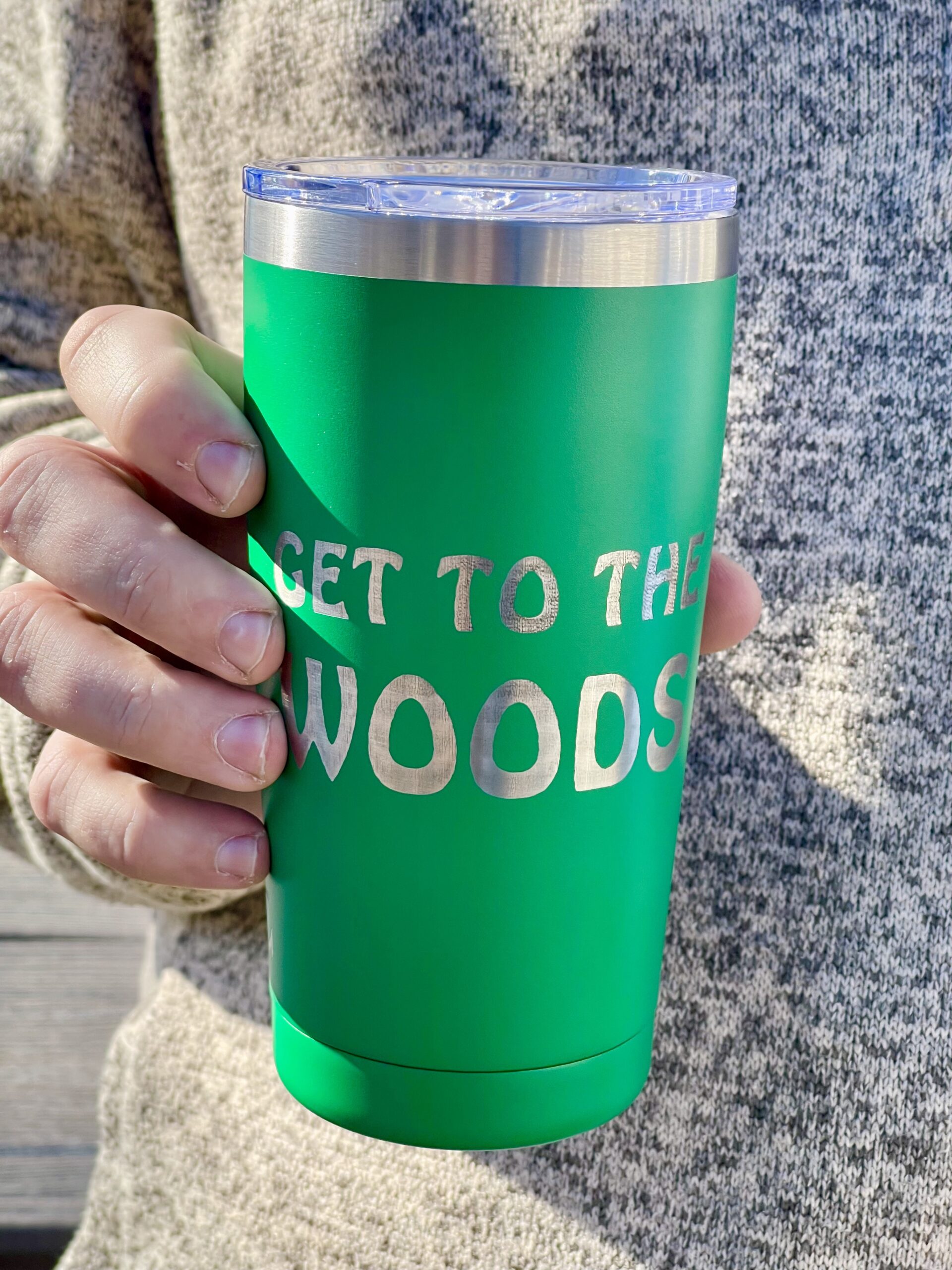 Tumbler 20oz-Get To The Woods - Image 2