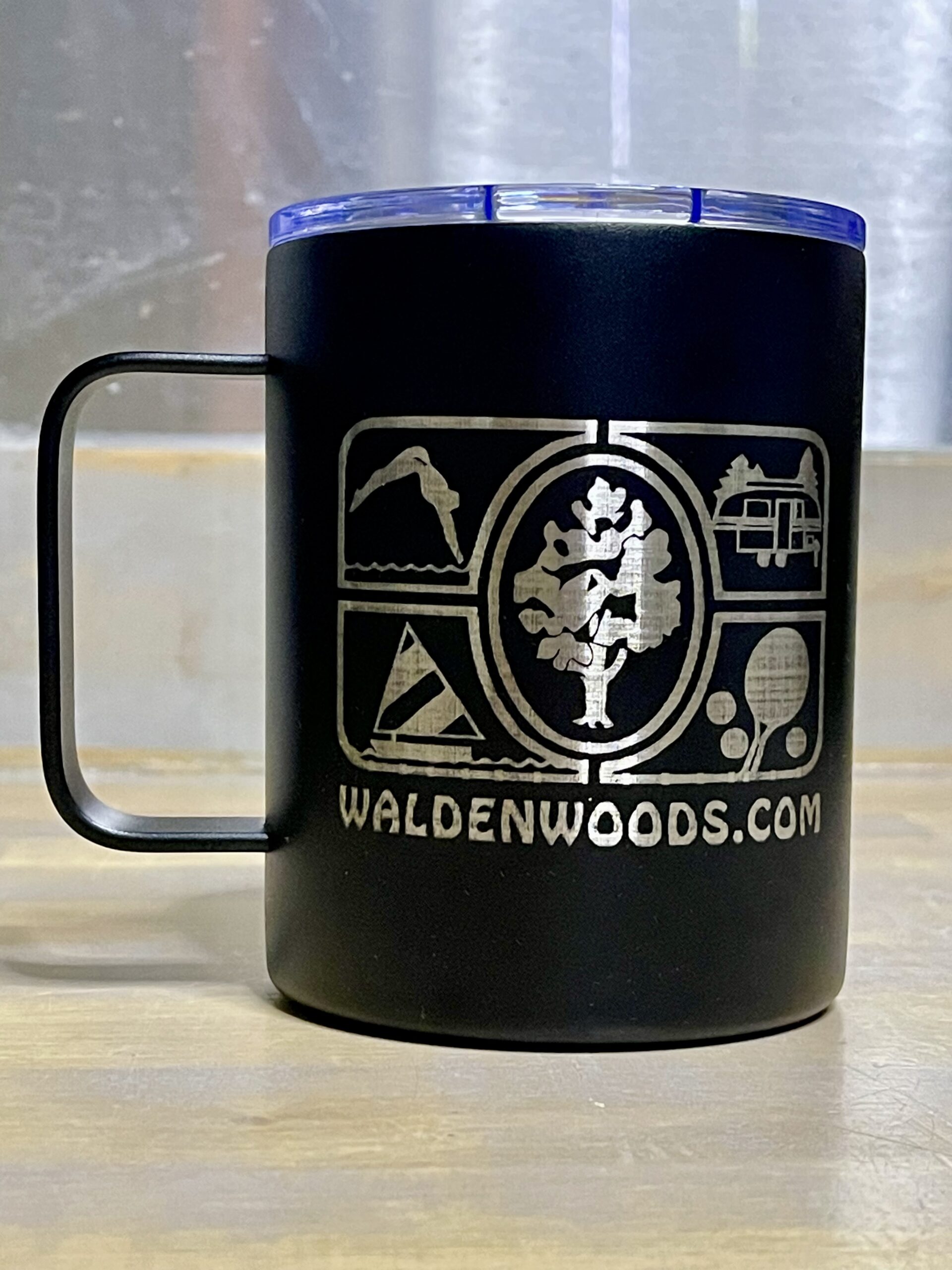 Coffee Tumbler 12oz-Get To The Woods - Image 2